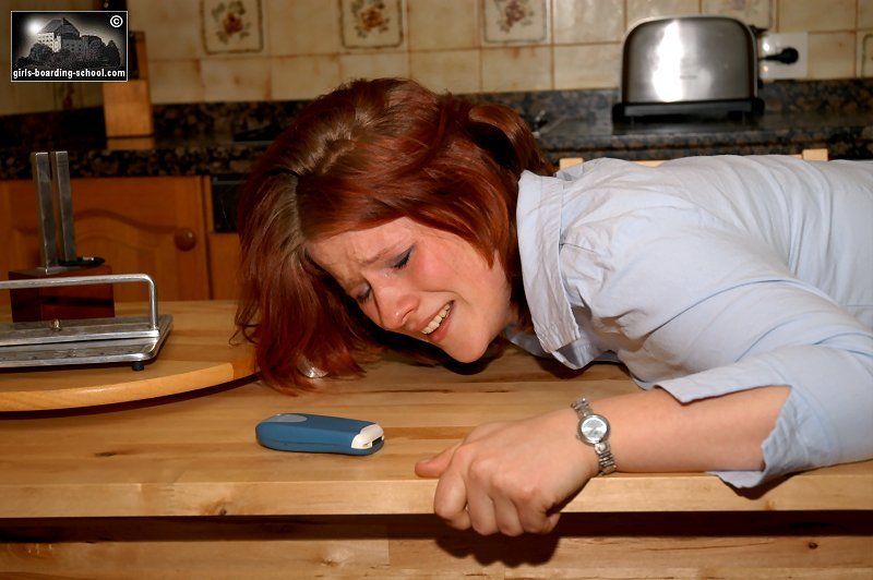 Freckles spank model domination
